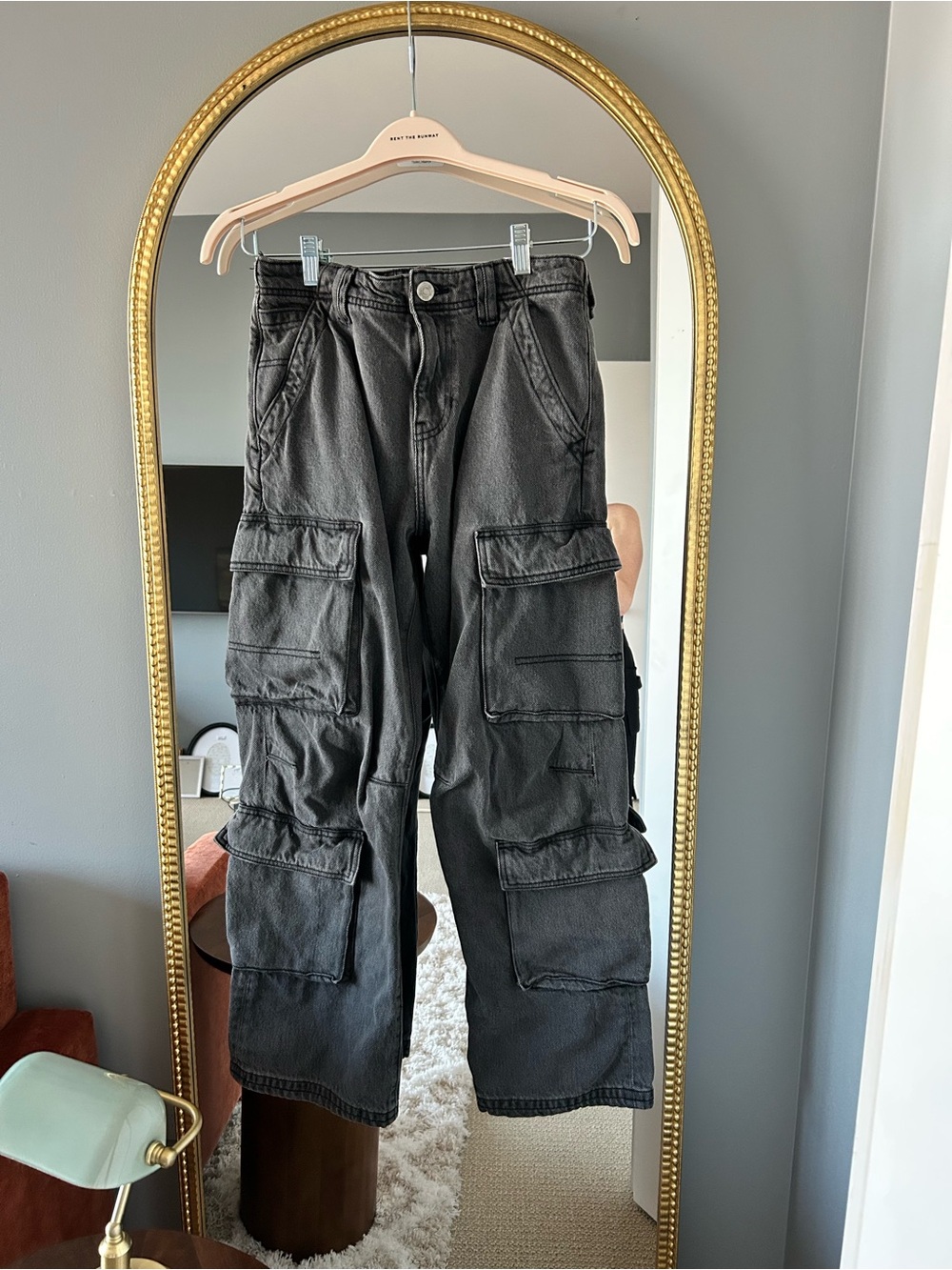 PacSun Black Boyfriend Cargo Jeans